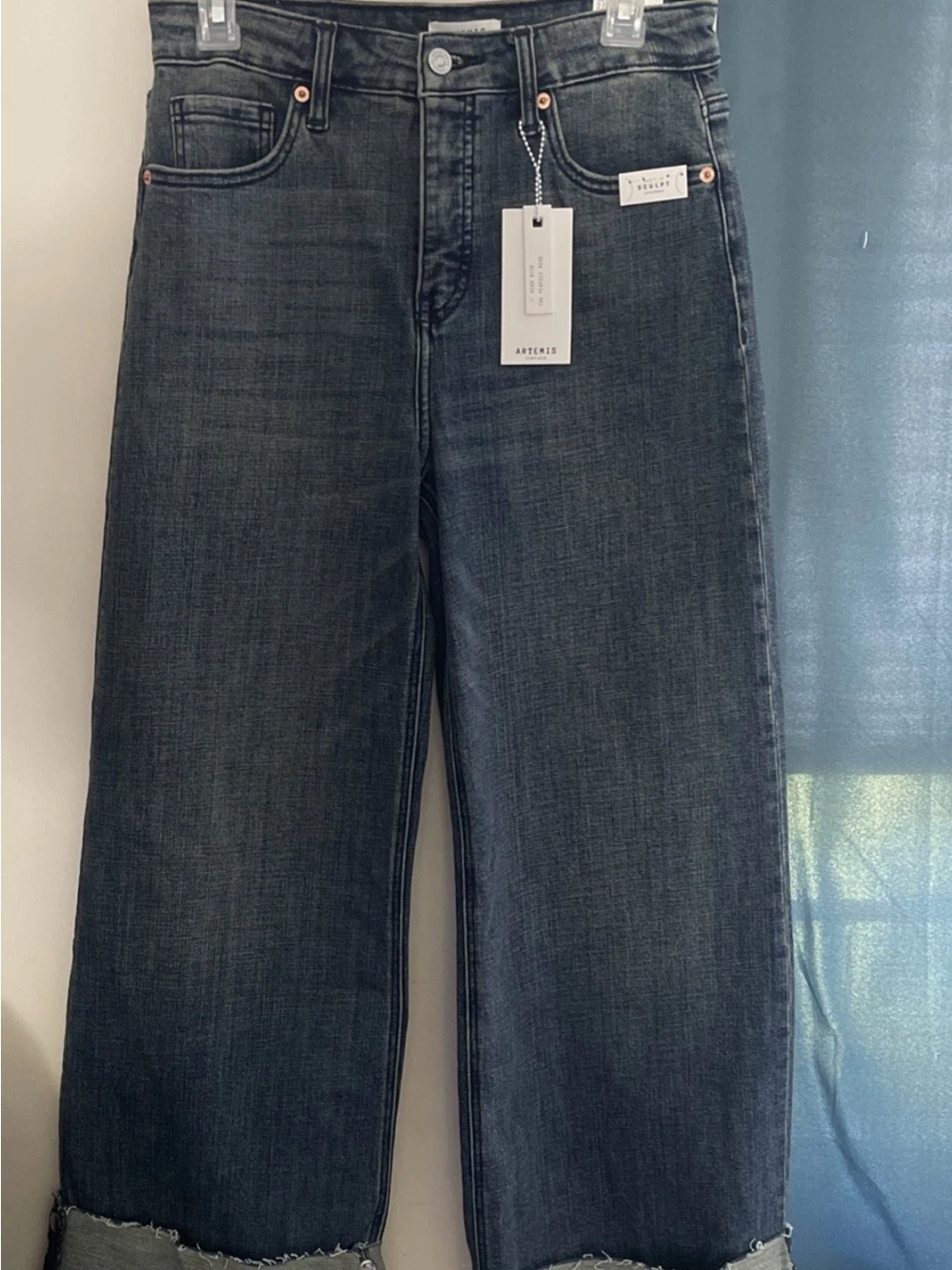 Artemis vintage Wide-Leg Cropped Jeans Sz 7/27 NWT!